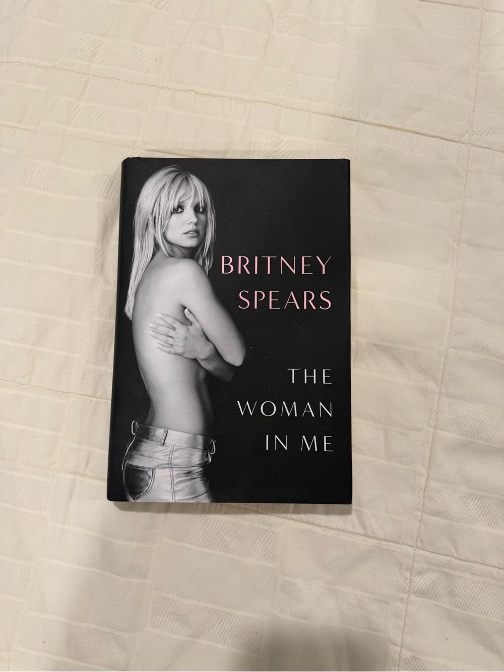 Britney Spears "The Woman In Me" Hardcover Book - Black & White Cover
